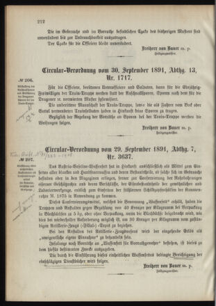 Verordnungsblatt für das Kaiserlich-Königliche Heer 18911007 Seite: 2