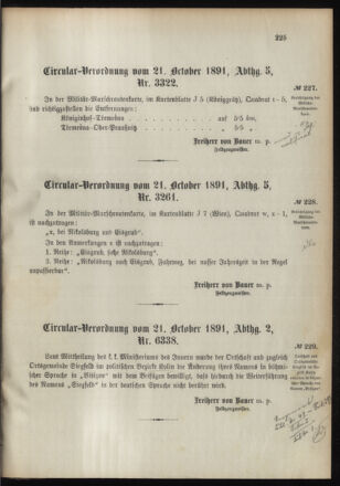 Verordnungsblatt für das Kaiserlich-Königliche Heer 18911024 Seite: 3