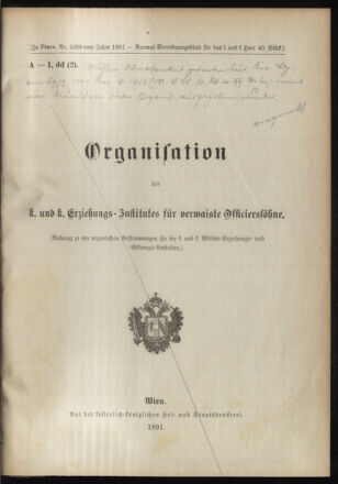 Verordnungsblatt für das Kaiserlich-Königliche Heer 18911024 Seite: 5