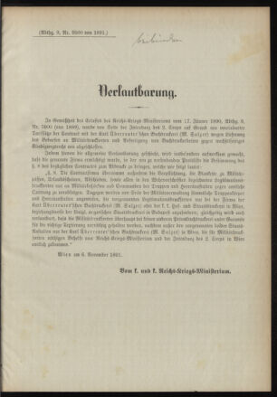 Verordnungsblatt für das Kaiserlich-Königliche Heer 18911111 Seite: 19