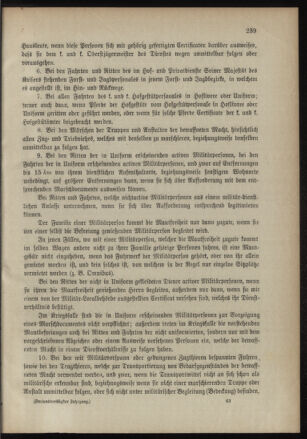 Verordnungsblatt für das Kaiserlich-Königliche Heer 18911111 Seite: 9