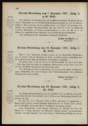 Verordnungsblatt für das Kaiserlich-Königliche Heer 18911128 Seite: 2