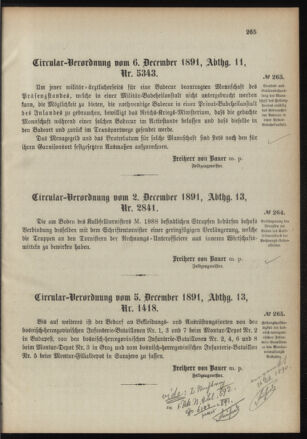 Verordnungsblatt für das Kaiserlich-Königliche Heer 18911210 Seite: 5