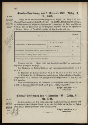 Verordnungsblatt für das Kaiserlich-Königliche Heer 18911210 Seite: 6