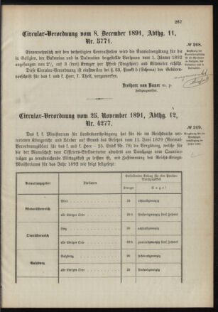 Verordnungsblatt für das Kaiserlich-Königliche Heer 18911210 Seite: 7