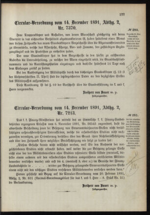 Verordnungsblatt für das Kaiserlich-Königliche Heer 18911221 Seite: 5