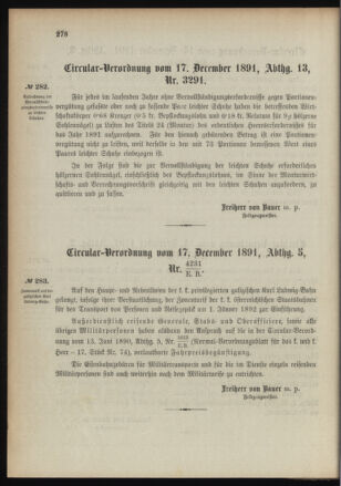 Verordnungsblatt für das Kaiserlich-Königliche Heer 18911221 Seite: 6