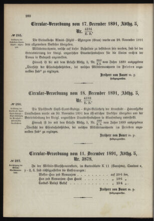 Verordnungsblatt für das Kaiserlich-Königliche Heer 18911221 Seite: 8