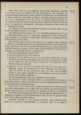 Verordnungsblatt für das Kaiserlich-Königliche Heer 18911230 Seite: 19