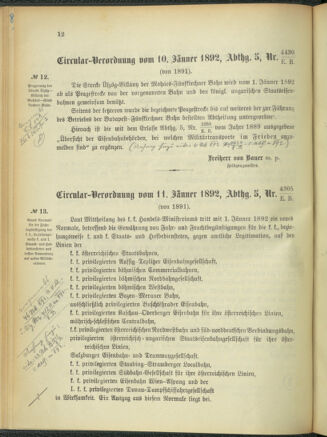 Verordnungsblatt für das Kaiserlich-Königliche Heer 18920116 Seite: 4