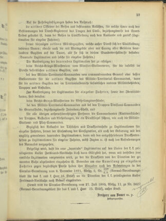 Verordnungsblatt für das Kaiserlich-Königliche Heer 18920116 Seite: 5