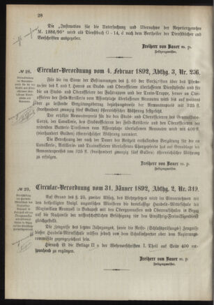 Verordnungsblatt für das Kaiserlich-Königliche Heer 18920209 Seite: 2