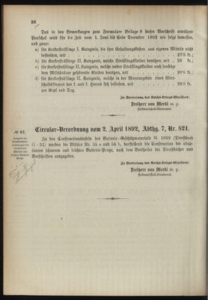 Verordnungsblatt für das Kaiserlich-Königliche Heer 18920408 Seite: 2