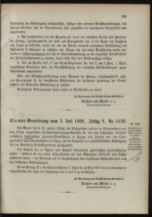 Verordnungsblatt für das Kaiserlich-Königliche Heer 18920711 Seite: 3