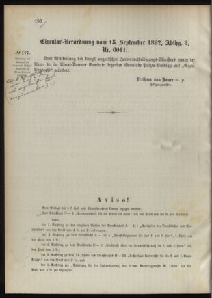 Verordnungsblatt für das Kaiserlich-Königliche Heer 18920924 Seite: 8