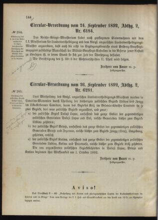 Verordnungsblatt für das Kaiserlich-Königliche Heer 18920930 Seite: 4