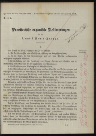 Verordnungsblatt für das Kaiserlich-Königliche Heer 18921122 Seite: 33