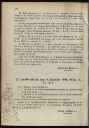 Verordnungsblatt für das Kaiserlich-Königliche Heer 18921202 Seite: 2