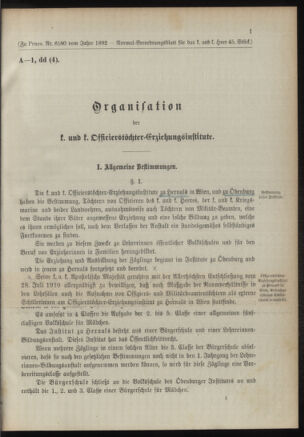 Verordnungsblatt für das Kaiserlich-Königliche Heer 18921212 Seite: 7