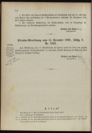 Verordnungsblatt für das Kaiserlich-Königliche Heer 18921224 Seite: 4