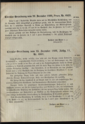 Verordnungsblatt für das Kaiserlich-Königliche Heer 18921230 Seite: 3