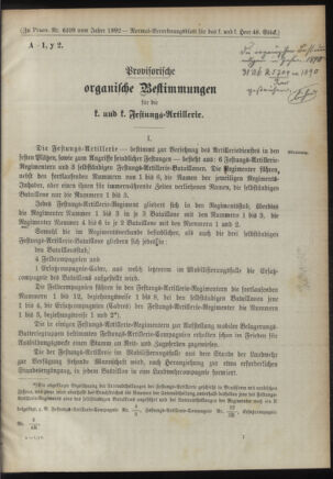 Verordnungsblatt für das Kaiserlich-Königliche Heer 18921230 Seite: 7