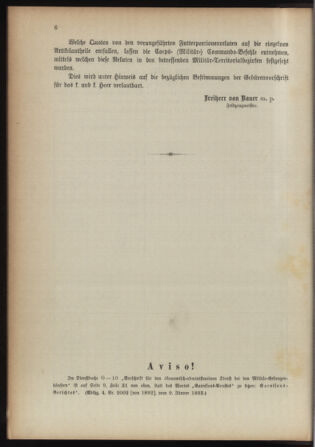 Verordnungsblatt für das Kaiserlich-Königliche Heer 18930118 Seite: 4