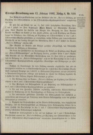 Verordnungsblatt für das Kaiserlich-Königliche Heer 18930220 Seite: 3