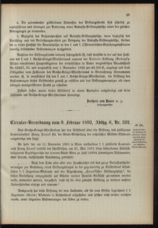 Verordnungsblatt für das Kaiserlich-Königliche Heer 18930220 Seite: 5