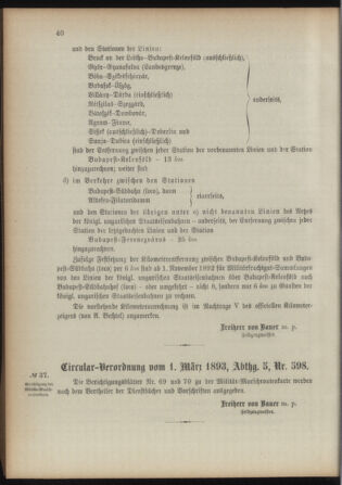 Verordnungsblatt für das Kaiserlich-Königliche Heer 18930315 Seite: 136