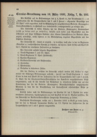 Verordnungsblatt für das Kaiserlich-Königliche Heer 18930318 Seite: 2