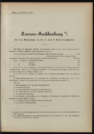 Verordnungsblatt für das Kaiserlich-Königliche Heer 18930318 Seite: 5