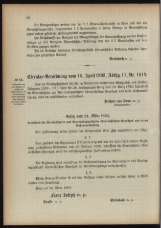 Verordnungsblatt für das Kaiserlich-Königliche Heer 18930422 Seite: 2