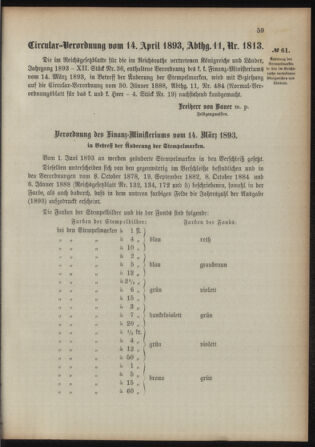 Verordnungsblatt für das Kaiserlich-Königliche Heer 18930422 Seite: 5