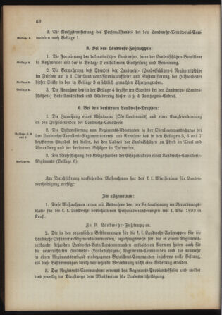 Verordnungsblatt für das Kaiserlich-Königliche Heer 18930422 Seite: 8