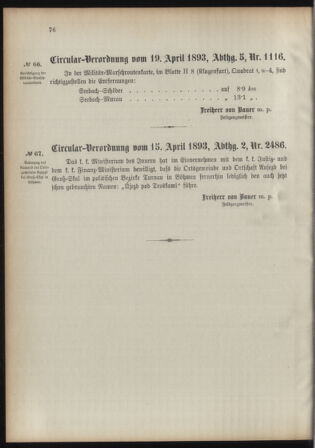 Verordnungsblatt für das Kaiserlich-Königliche Heer 18930427 Seite: 2