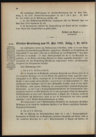 Verordnungsblatt für das Kaiserlich-Königliche Heer 18930528 Seite: 2