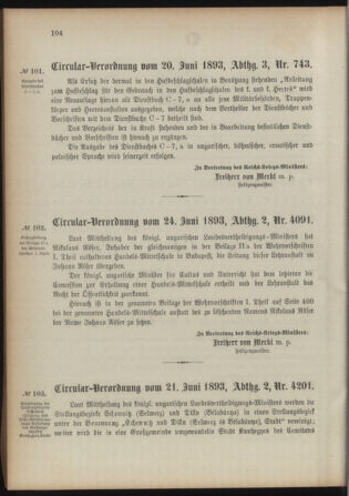 Verordnungsblatt für das Kaiserlich-Königliche Heer 18930628 Seite: 2