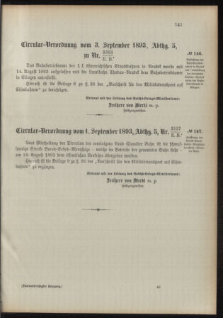 Verordnungsblatt für das Kaiserlich-Königliche Heer 18930911 Seite: 5