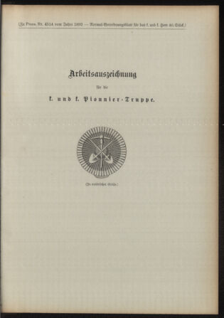 Verordnungsblatt für das Kaiserlich-Königliche Heer 18931021 Seite: 5