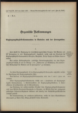 Verordnungsblatt für das Kaiserlich-Königliche Heer 18931206 Seite: 23