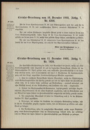 Verordnungsblatt für das Kaiserlich-Königliche Heer 18931219 Seite: 2