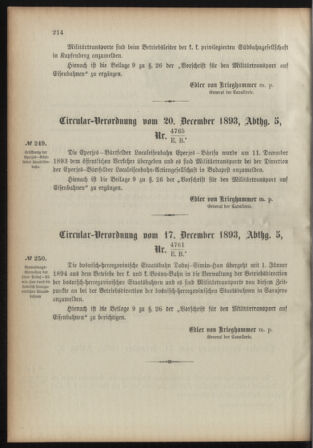 Verordnungsblatt für das Kaiserlich-Königliche Heer 18931223 Seite: 2