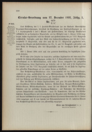 Verordnungsblatt für das Kaiserlich-Königliche Heer 18931230 Seite: 2