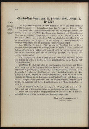 Verordnungsblatt für das Kaiserlich-Königliche Heer 18931230 Seite: 58