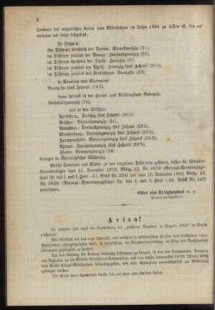 Verordnungsblatt für das Kaiserlich-Königliche Heer 18940109 Seite: 2