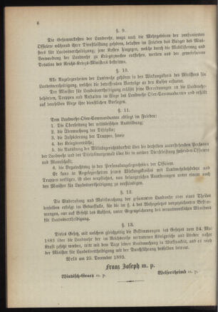 Verordnungsblatt für das Kaiserlich-Königliche Heer 18940117 Seite: 4