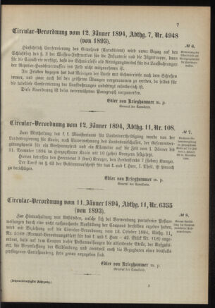 Verordnungsblatt für das Kaiserlich-Königliche Heer 18940117 Seite: 5