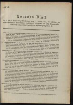 Verordnungsblatt für das Kaiserlich-Königliche Heer 18940117 Seite: 9