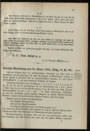 Verordnungsblatt für das Kaiserlich-Königliche Heer 18940201 Seite: 3